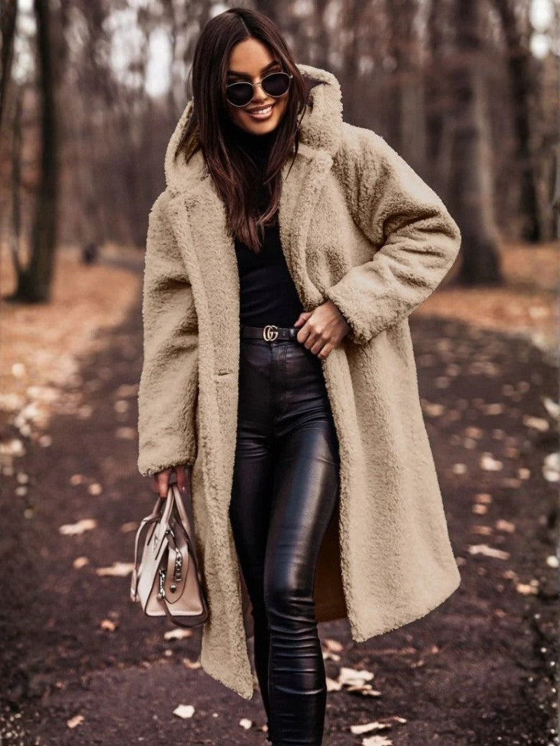 Lightweight Hooded Teddy Winter Coat
