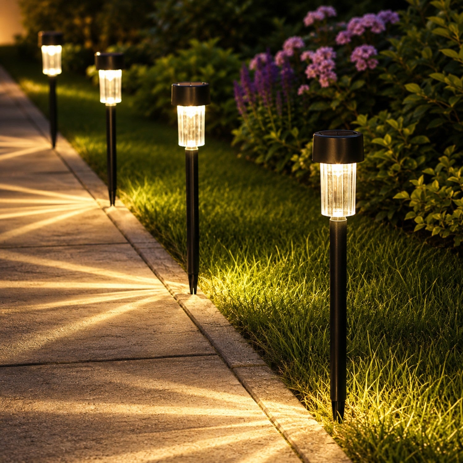 Solar LED Garden Path Lights
