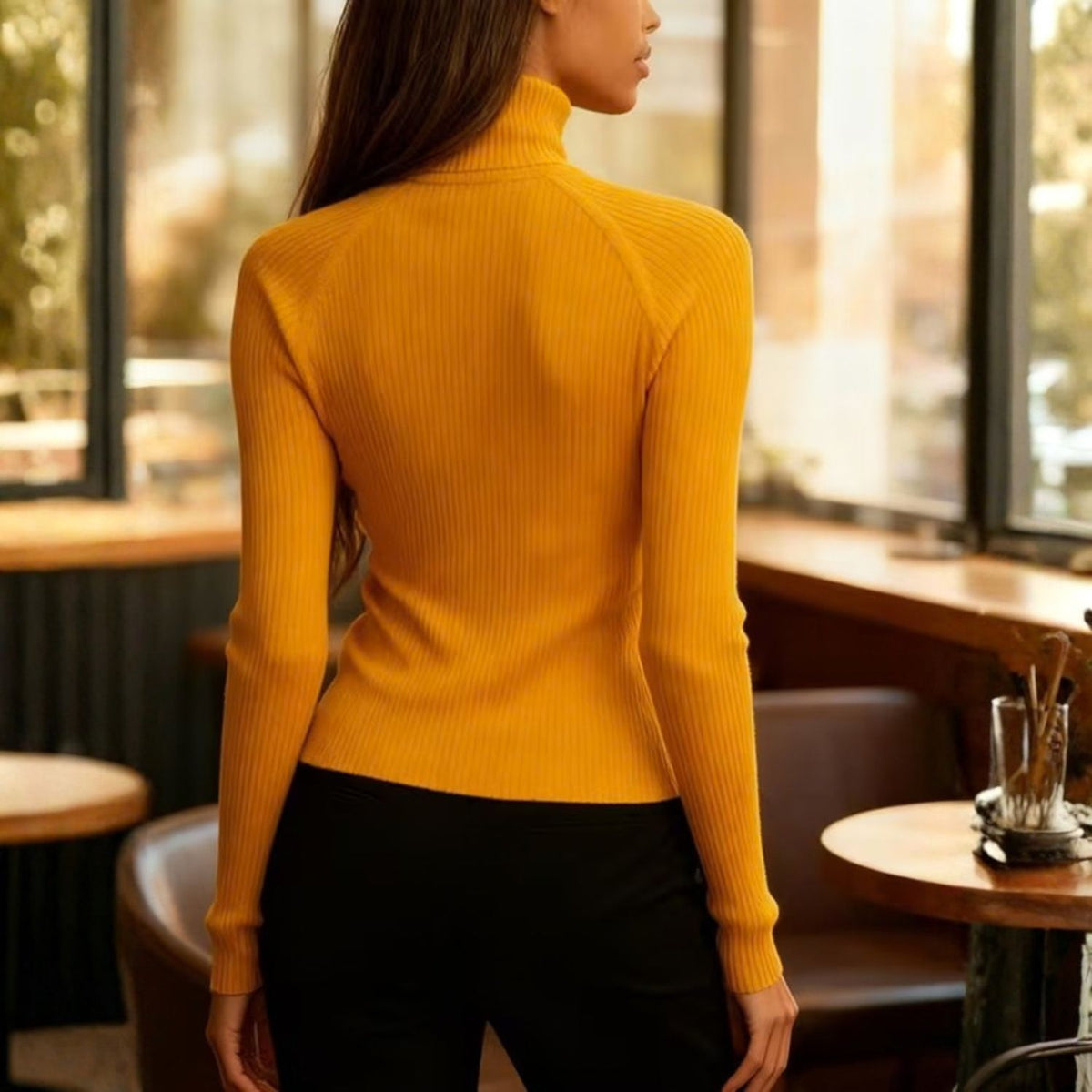 Women’s Ribbed Half Zip Top