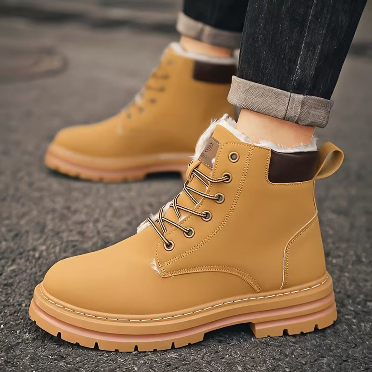Fleece Lined Winter Snow Boots