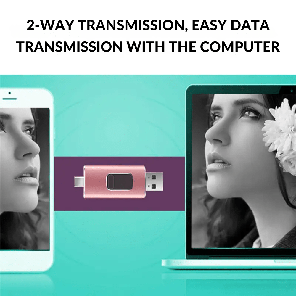 4 - in - 1 Multiport USB Flash Drive - 4 - in - 1 USB - Wild Eye Vision