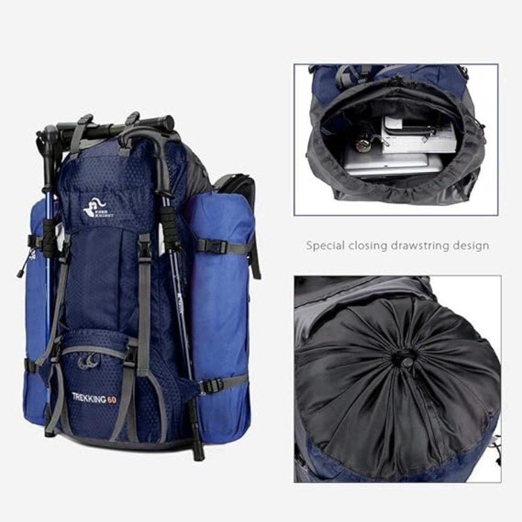 60L Lightweight Waterproof Hiking Backpack - Hiking Backpack - Wild Eye Vision