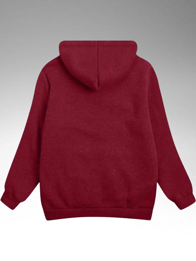 Women’s Plush Fleece-Lined Hooded Jacket