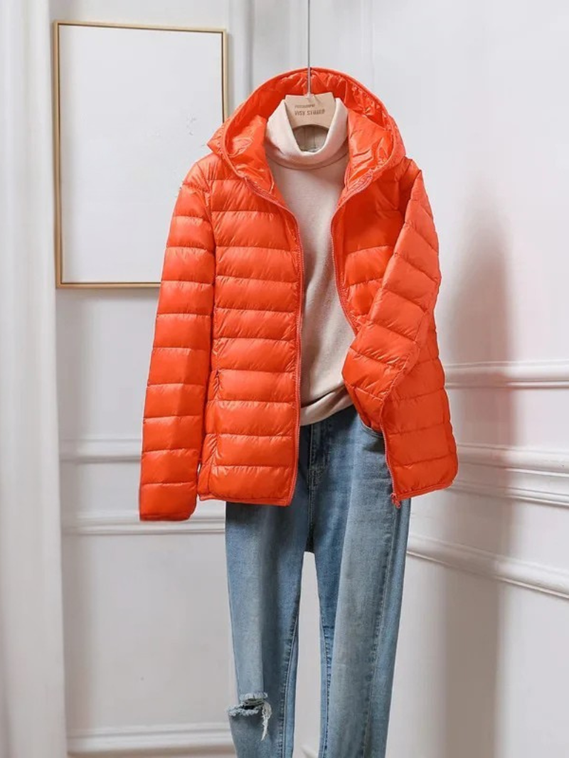 Women’s Lightweight Hooded Puffer Jacket