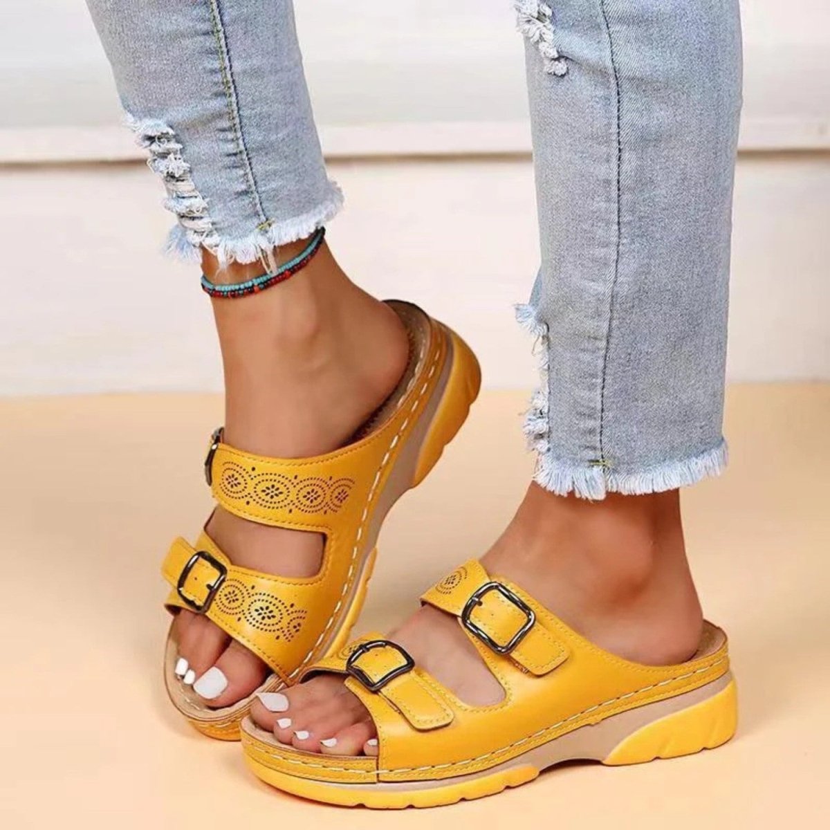 Adjustable Strap Comfort Sandals - Orthopedic Sandals - Wild Eye Vision