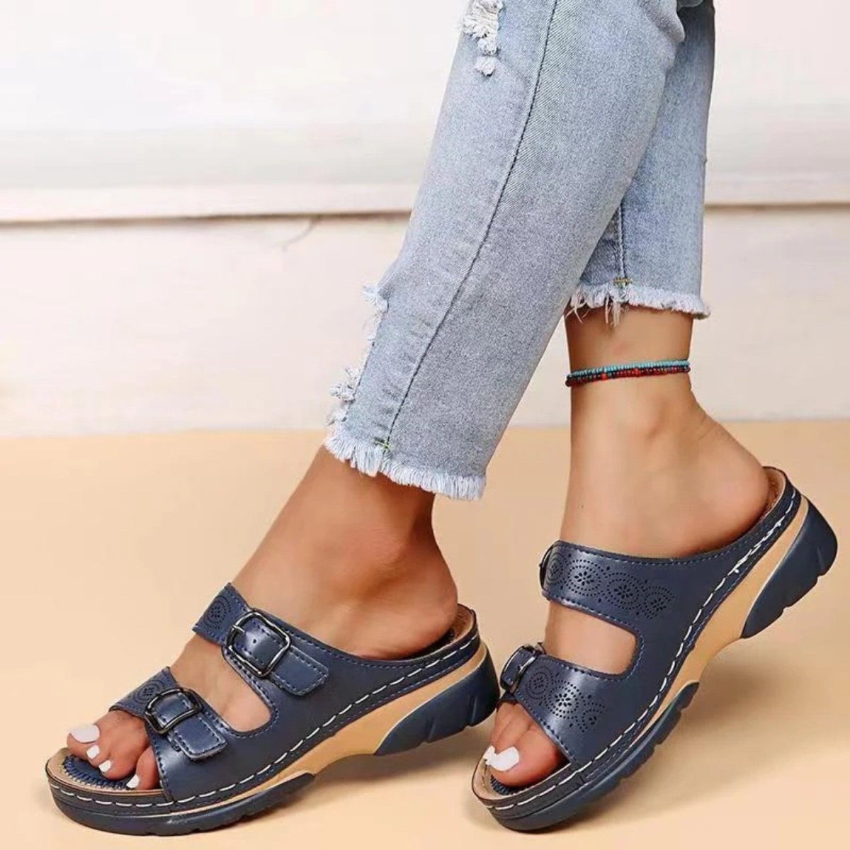Adjustable Strap Comfort Sandals - Orthopedic Sandals - Wild Eye Vision