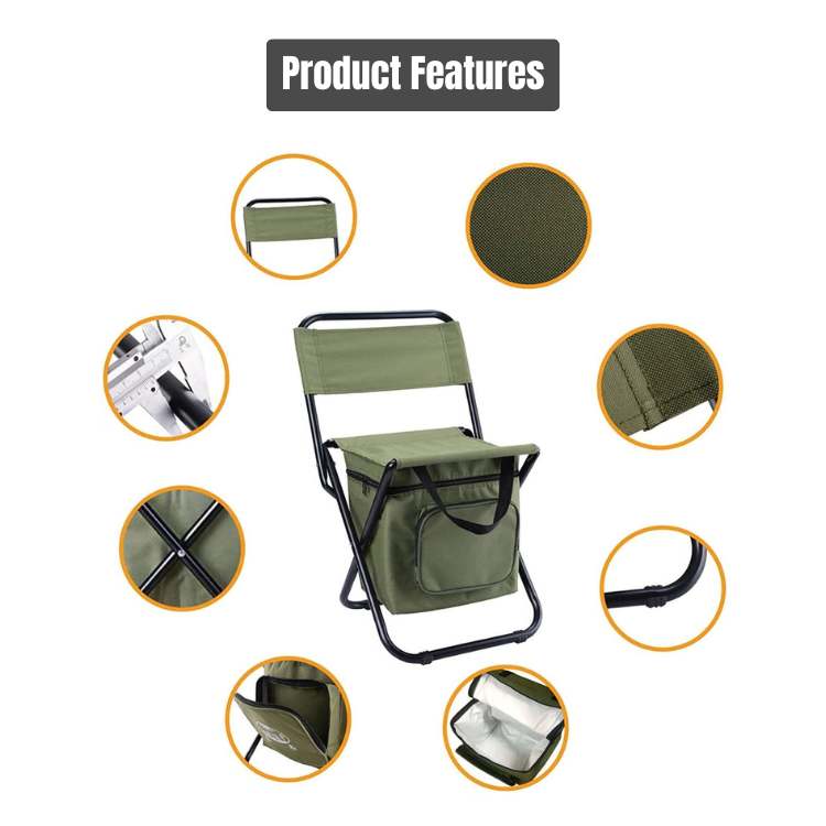 All - in - One Foldable Outdoor Chair - Folding Chair / Camping Chair - Wild Eye Vision