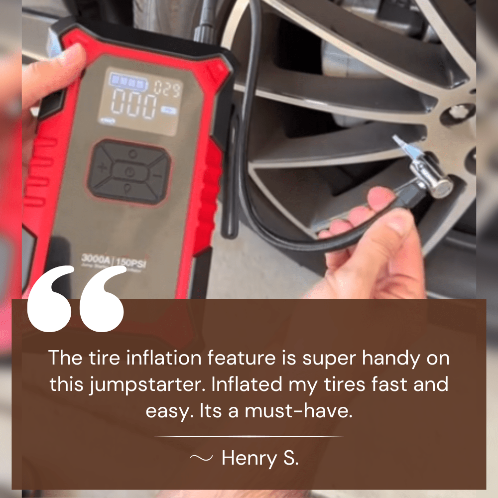 All - in - One Portable Jump Starter - Jump Starter - Wild Eye Vision