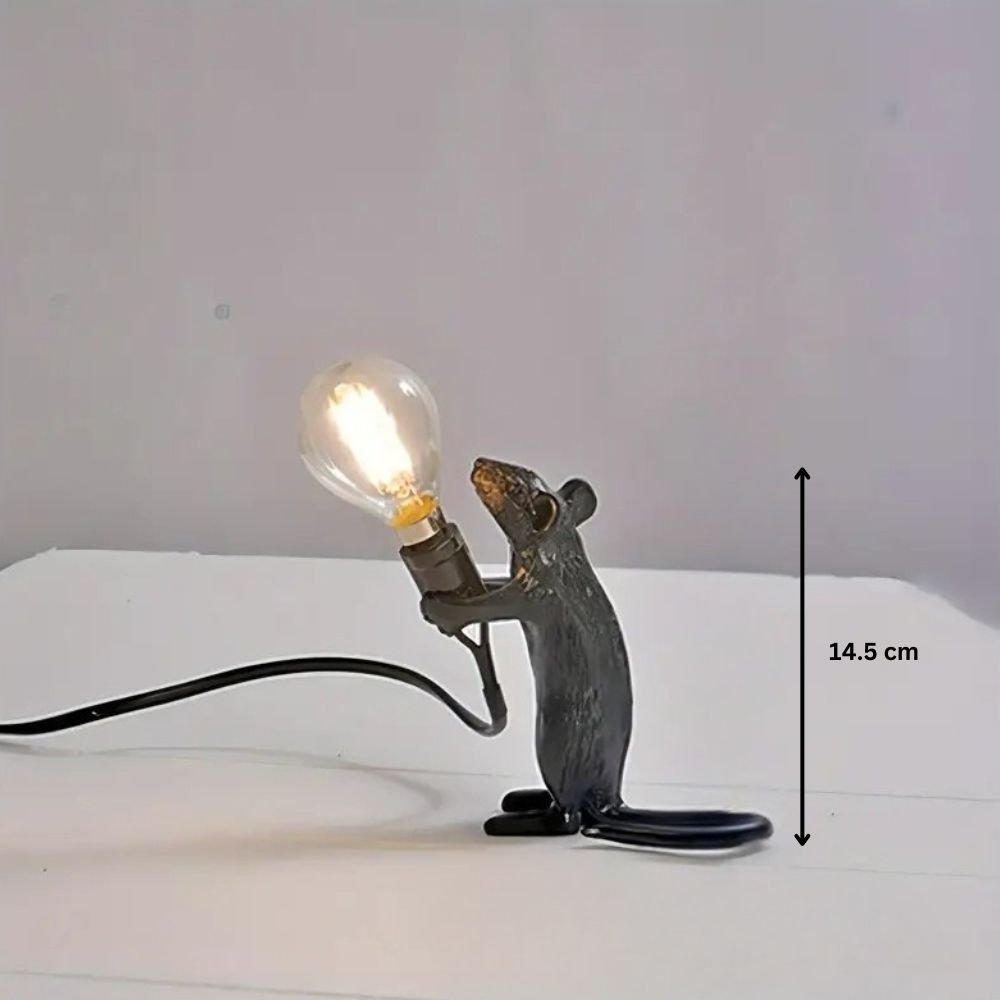 Artistic Resin Mouse Lamp - Table Lamp - Wild Eye Vision