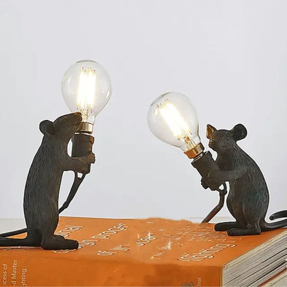 Artistic Resin Mouse Lamp - Table Lamp - Wild Eye Vision