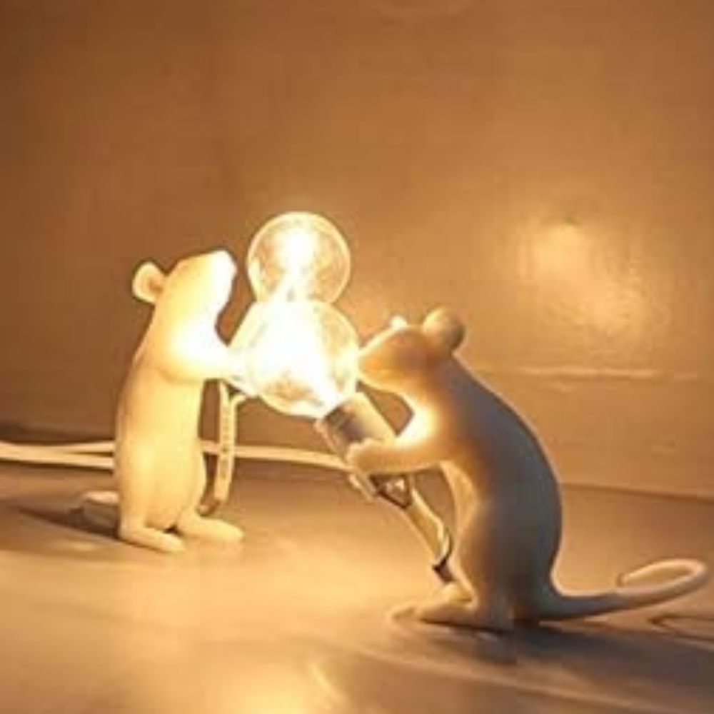 Artistic Resin Mouse Lamp - Table Lamp - Wild Eye Vision