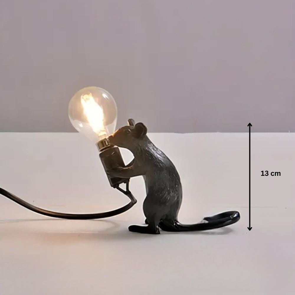 Artistic Resin Mouse Lamp - Table Lamp - Wild Eye Vision