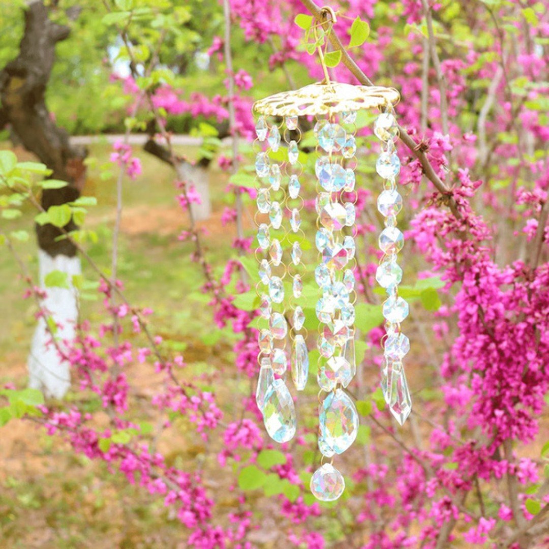 AuroraGlow – Hanging Crystal Wind Chime Sun Catcher - Wind Chime - Wild Eye Vision
