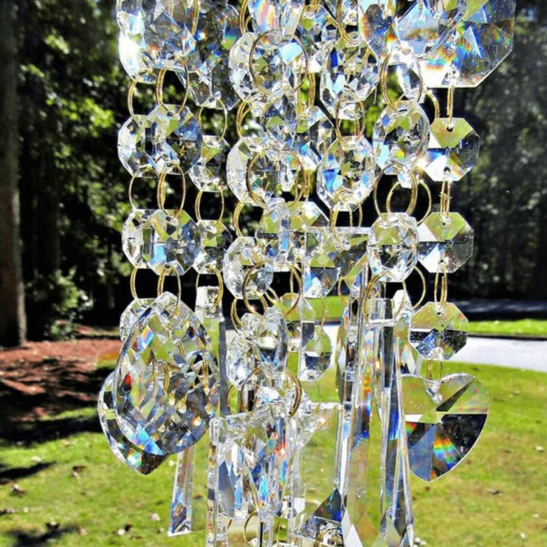 AuroraGlow – Hanging Crystal Wind Chime Sun Catcher - Wind Chime - Wild Eye Vision