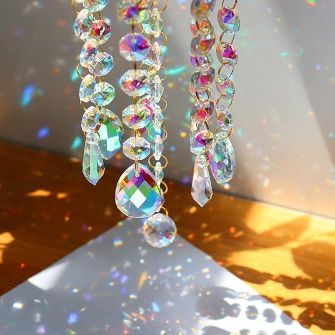 AuroraGlow – Hanging Crystal Wind Chime Sun Catcher - Wind Chime - Wild Eye Vision