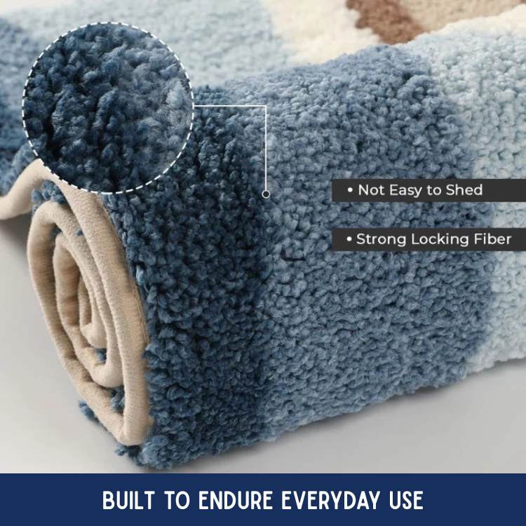 Beachwalk Anti - Slip Microfibre Bath Rug - Bath Rug - Wild Eye Vision