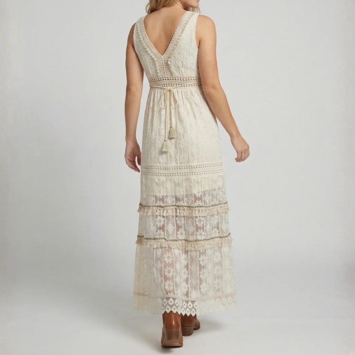 Boho Lace Summer Maxi Dress - Maxi Dress - Wild Eye Vision
