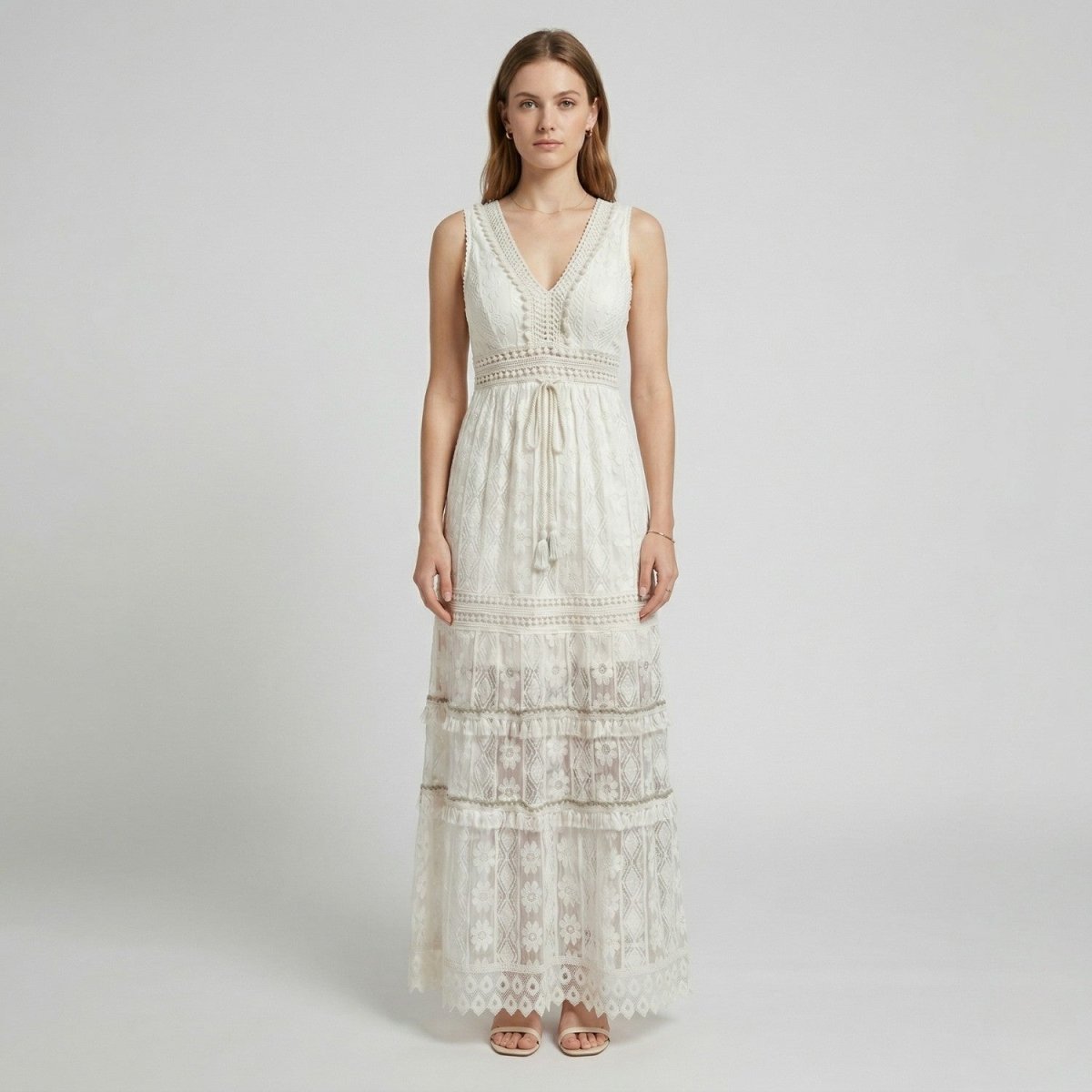 Boho Lace Summer Maxi Dress - Maxi Dress - Wild Eye Vision