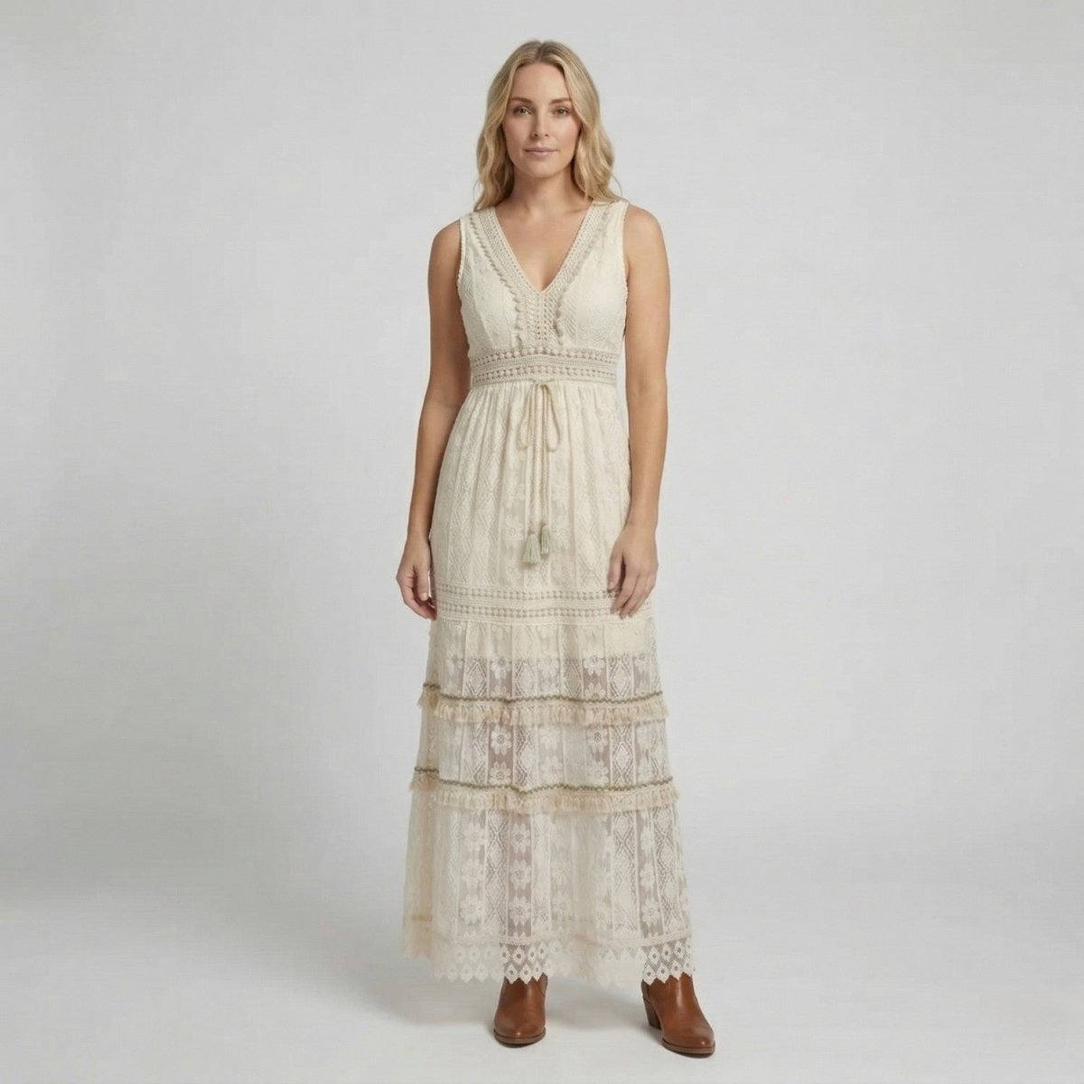 Boho Lace Summer Maxi Dress - Maxi Dress - Wild Eye Vision
