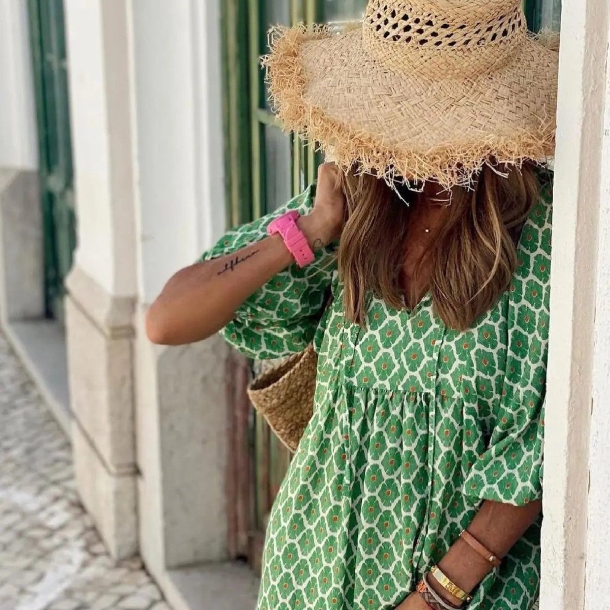 Boho Pattern Maxi Dress - Wild Eye Vision