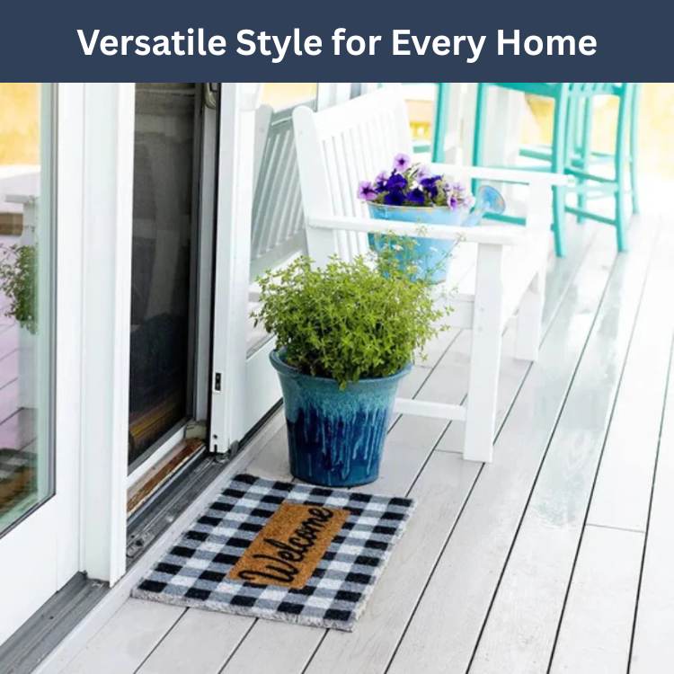 Buffalo Check Welcome Mat - Mat - Wild Eye Vision