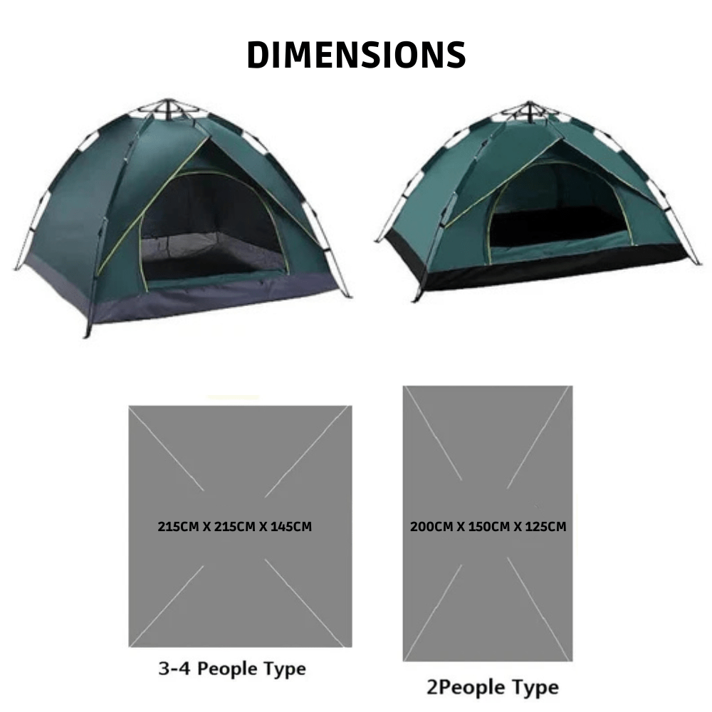 Camping Pop Up Tent - Tent - Wild Eye Vision