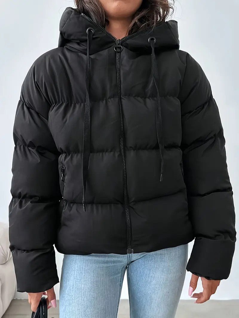 Casual Hooded Zip - Up Winter Jacket - Women's Winter Jacket - Wild Eye Vision