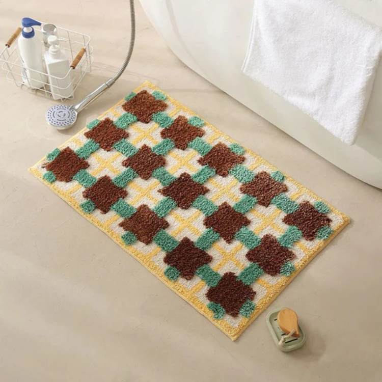 Classic Moroccan Flair Bathroom Mat - Bath Mat - Wild Eye Vision