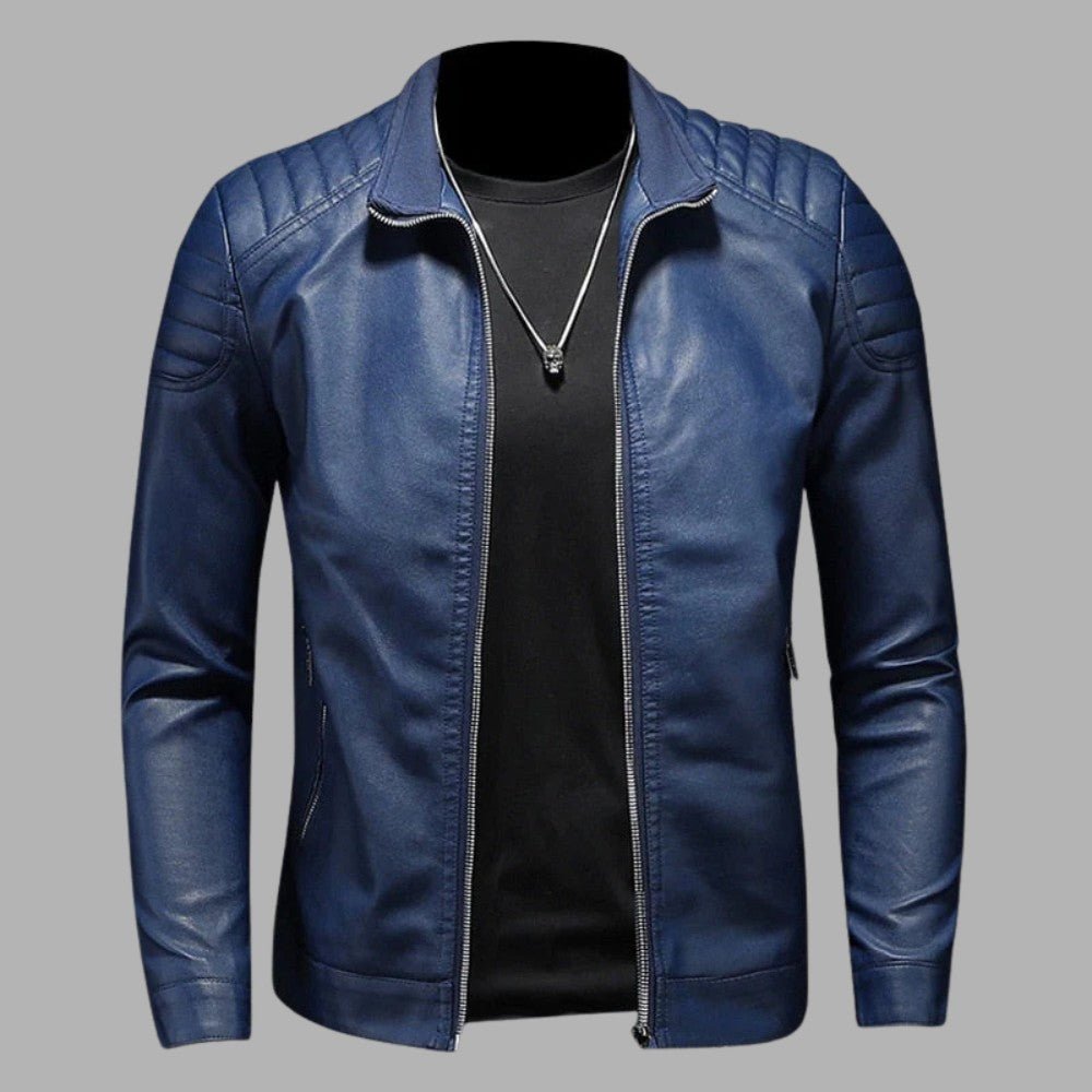 Classic Tailored Leather Jacket - Men's Leather Jacket - Wild Eye Vision