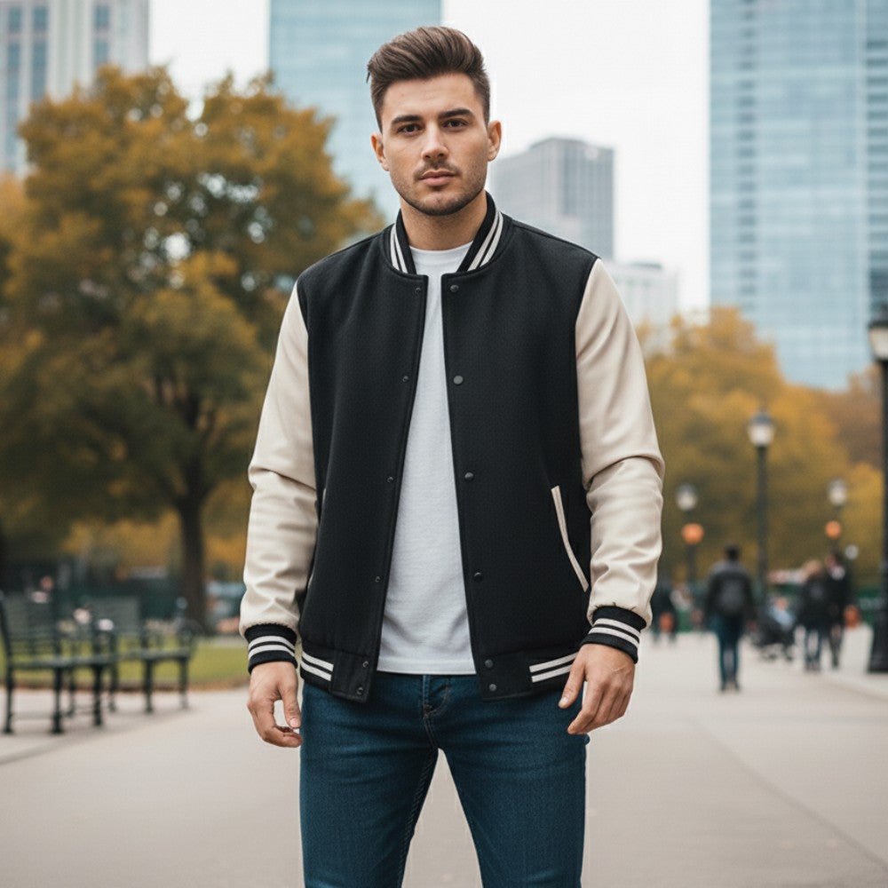 Classic Varsity Letterman Jacket - Men's Jacket - Wild Eye Vision