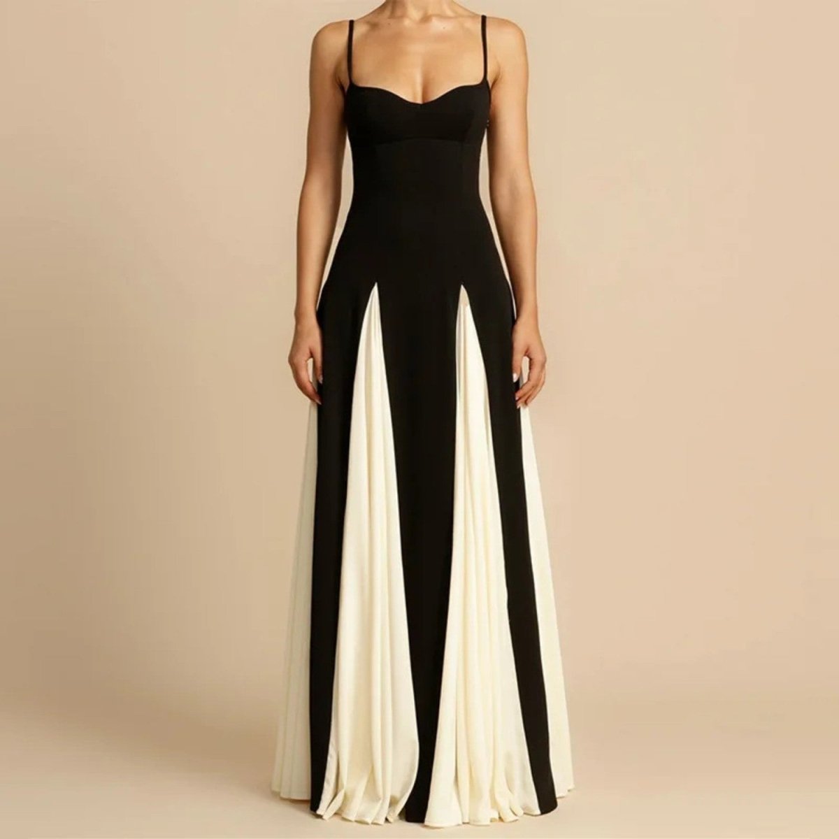 Color Block Maxi Dress - Maxi Dress - Wild Eye Vision