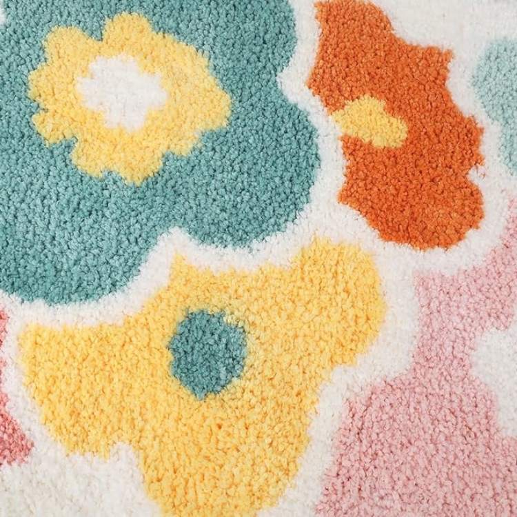 CosyBloom Floral Bath Mat - Bath Mat - Wild Eye Vision