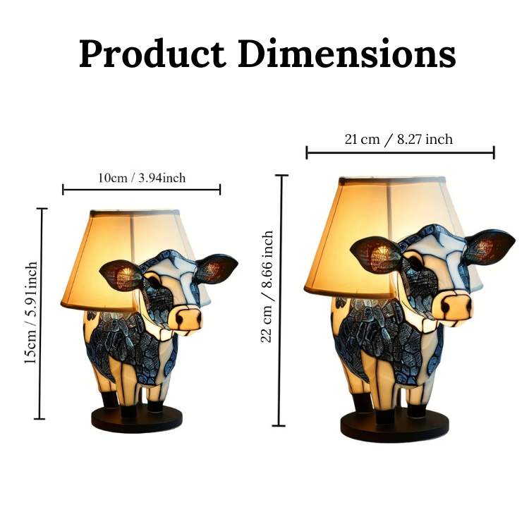 CowCraft LED Table Lamp - Table Lamp - Wild Eye Vision