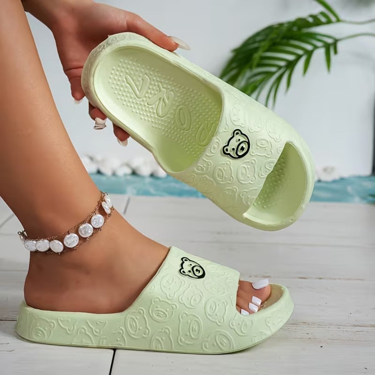 Cute Bear EVA Slides for Women - Slippers - Wild Eye Vision