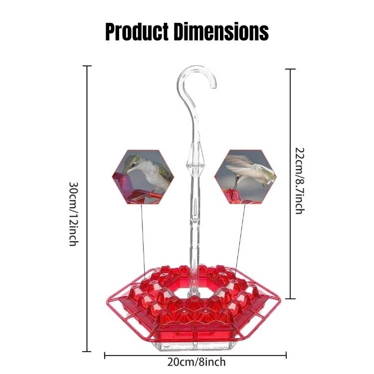 Decorative Garden Hummingbird Feeder - Bird Feeder - Wild Eye Vision