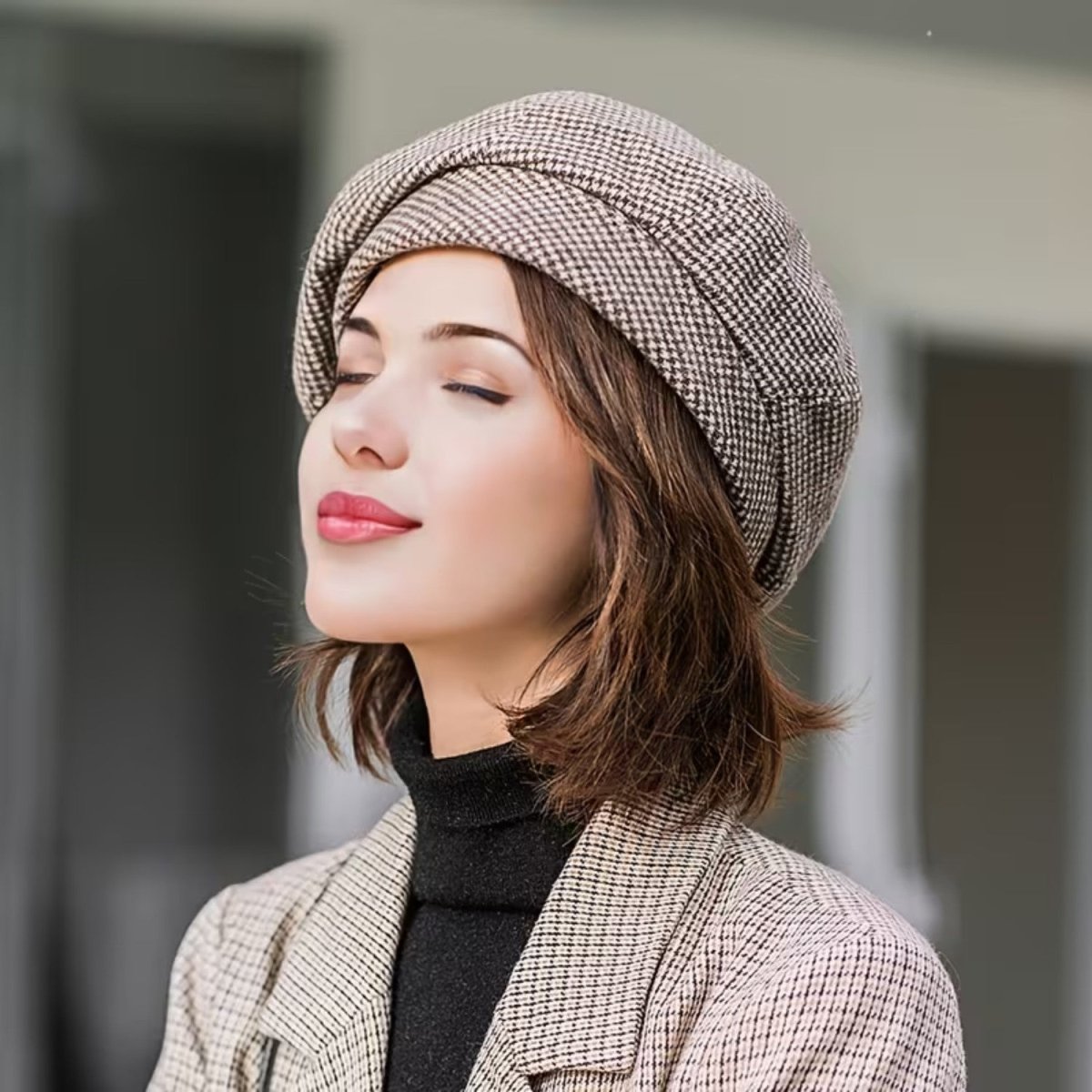 Elegant Cotton Blend Women's Cap - Cotton Blend Cap - Wild Eye Vision