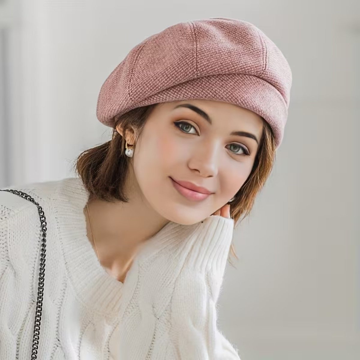 Elegant Cotton Blend Women's Cap - Cotton Blend Cap - Wild Eye Vision