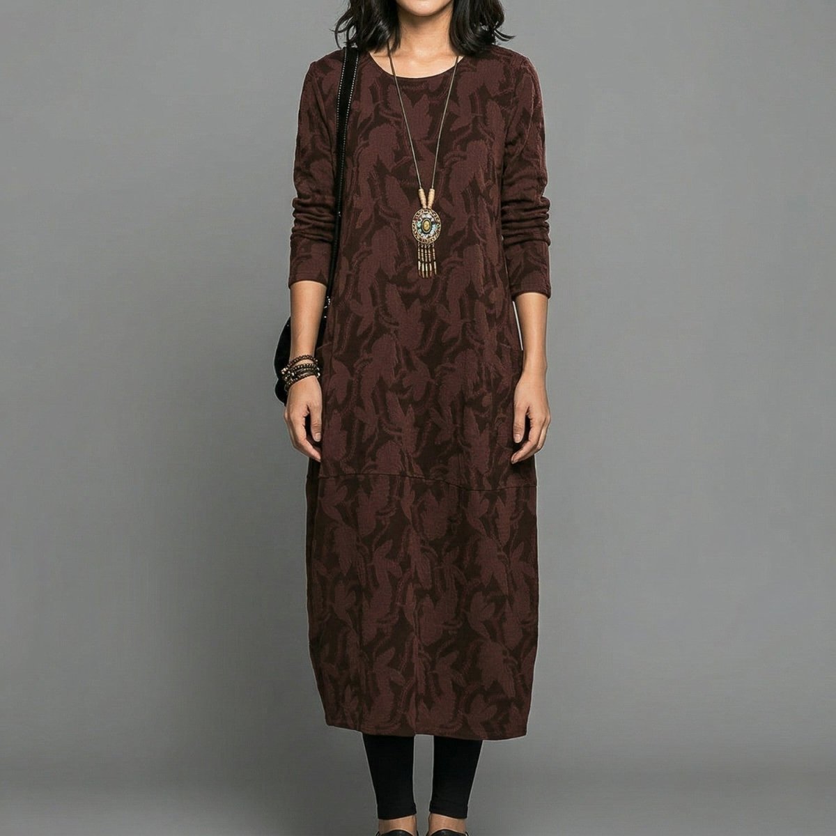 Elegant Printed Maxi Dress - Maxi Dress - Wild Eye Vision