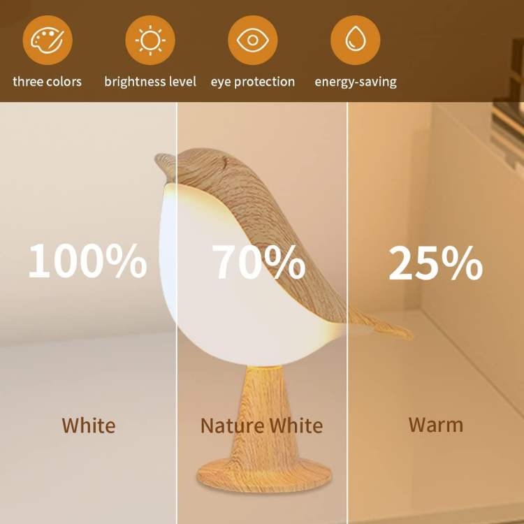 FeatherGlow Touch Lamp - Table Lamp - Wild Eye Vision