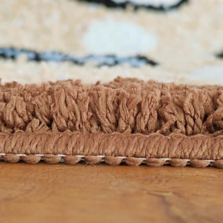 FluffyWave Semicircle Bath Mat - Bath Mat - Wild Eye Vision