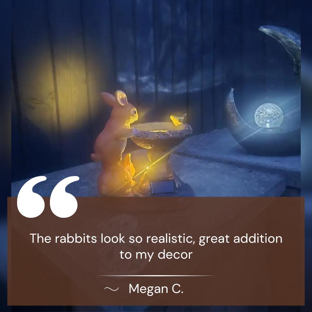 Garden Bunny Solar Lamp - Garden Lamp - Wild Eye Vision