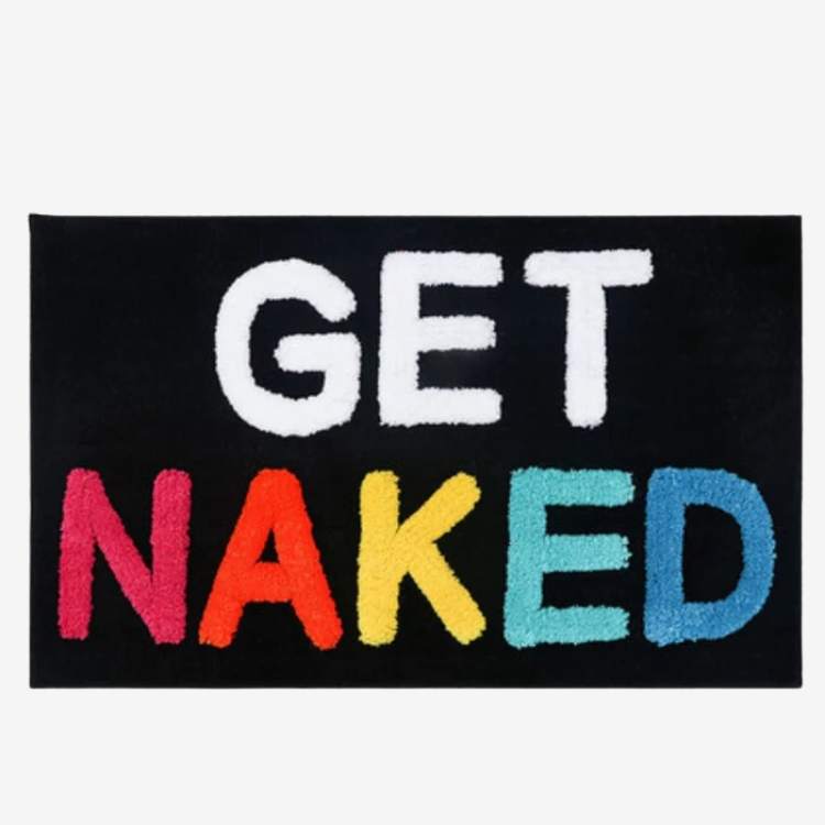 GetNaked Funny Microfibre Bath Mat - Bath Mat - Wild Eye Vision