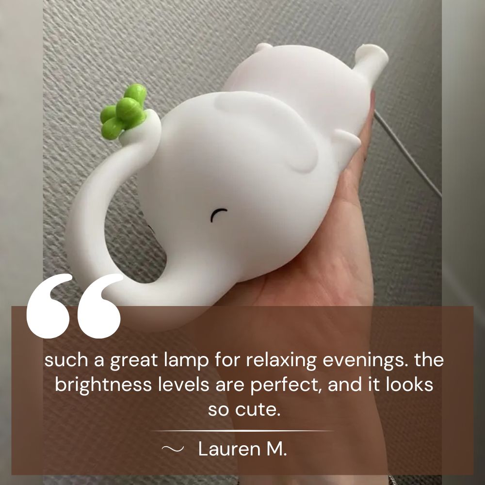 GlowElephant Night Light - Night Light - Wild Eye Vision