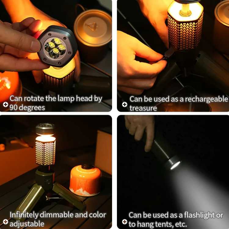 GlowMax Camping Extendable Lantern - Camping Lantern - Wild Eye Vision