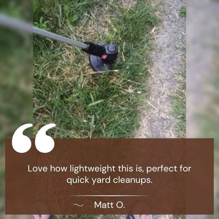 High - Powered Cordless Grass Trimmer - Grass Trimmer - Wild Eye Vision