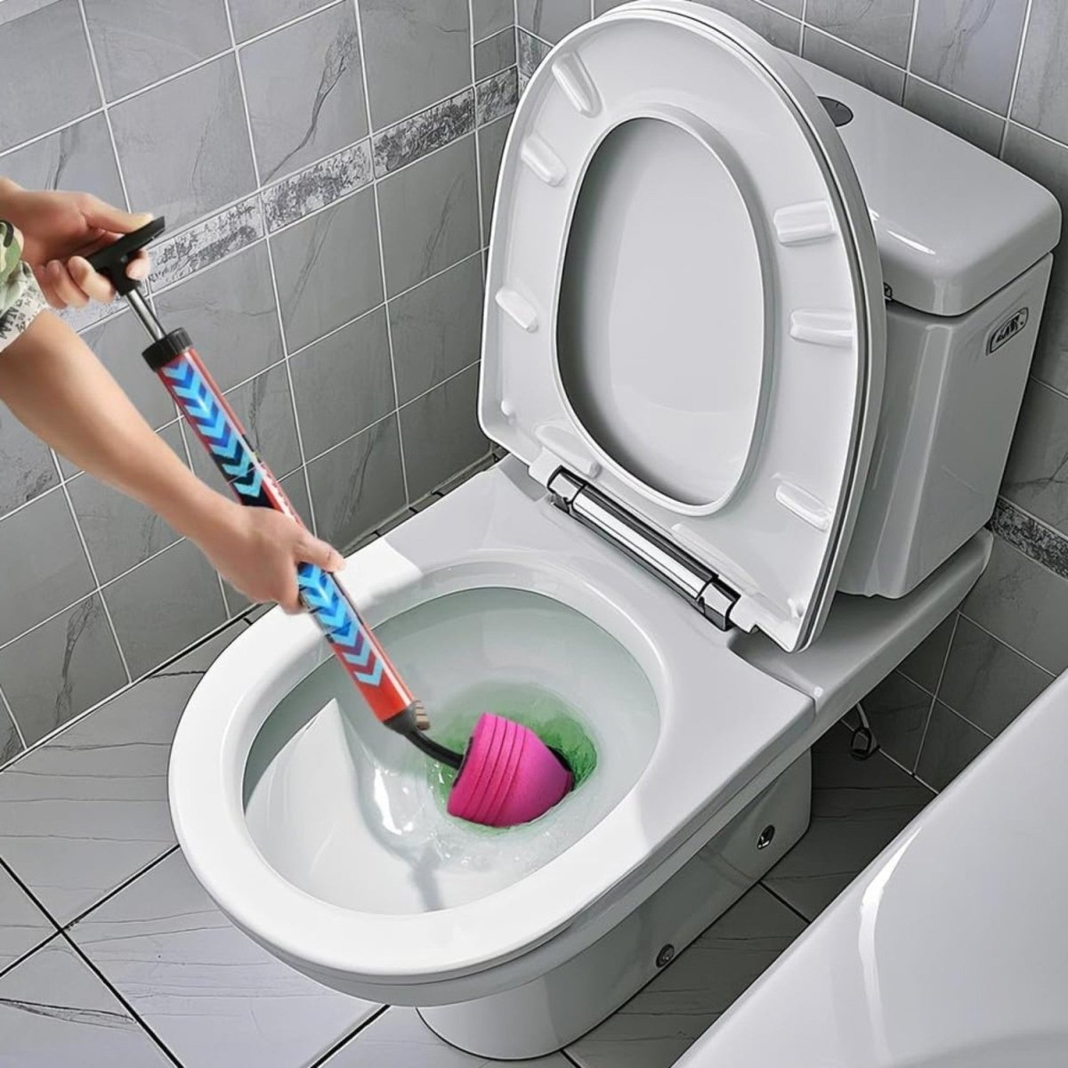 High - Pressure Plunger for Quick Clogs - Toilet Plunger - Wild Eye Vision