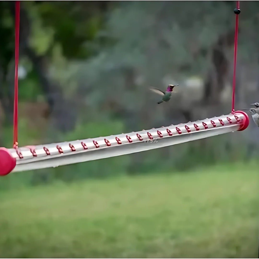 HoverBloom – 20 - Port Hanging Hummingbird Feeder - Bird Feeder - Wild Eye Vision