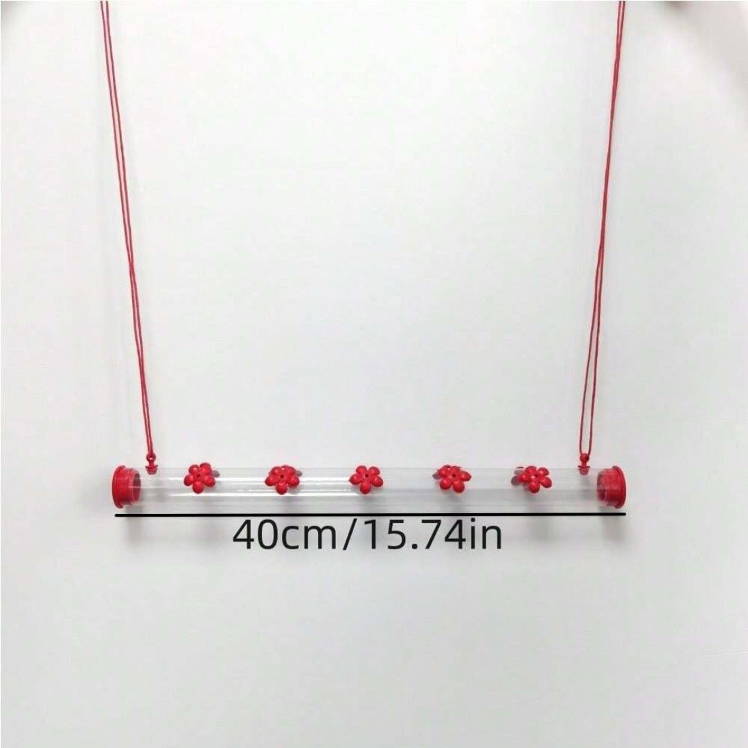 HoverBloom – 20 - Port Hanging Hummingbird Feeder - Bird Feeder - Wild Eye Vision
