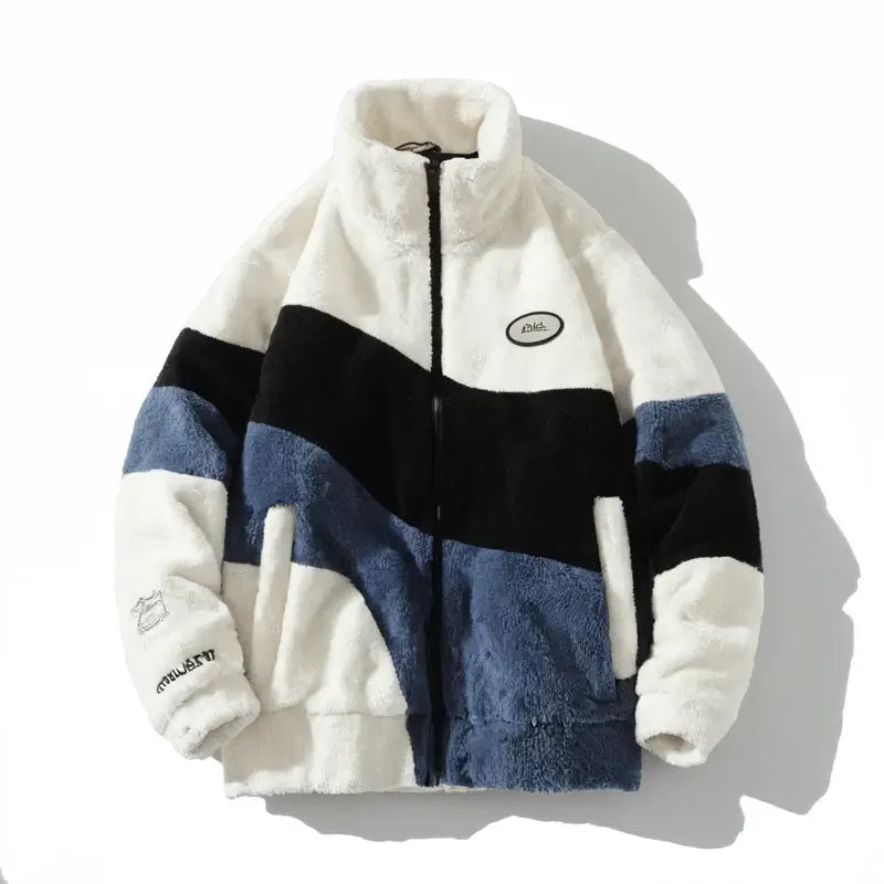 Cozy Color Block Jacket