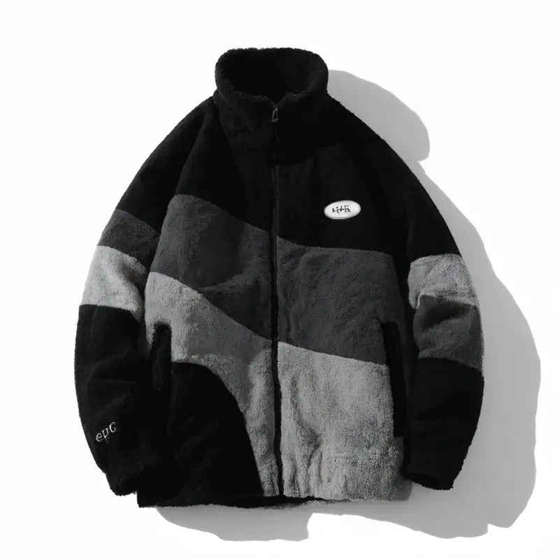 Cozy Color Block Jacket